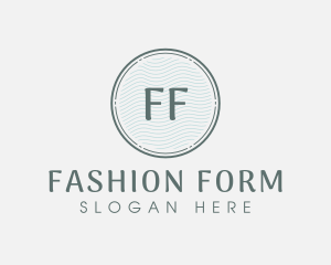 Retro Feminine Fashion logo design