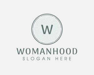 Female - Retro Feminine Fashion logo design