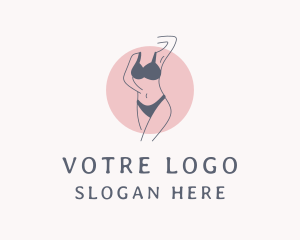 Lingerie Fashion Woman  Logo
