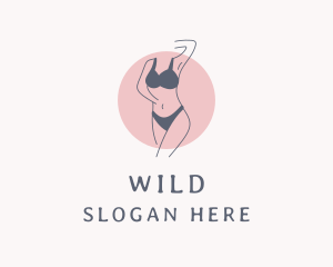 Sexy - Lingerie Fashion Woman logo design