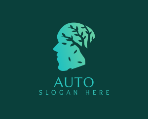 Herbal - Mind Plant Psychology logo design