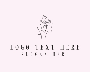 Eco - Floral Garden Spa logo design