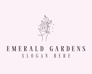 Floral Garden Spa logo design