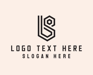 Architect - Modern Tech Letter B logo design
