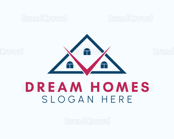 House Roofing Builder Logo