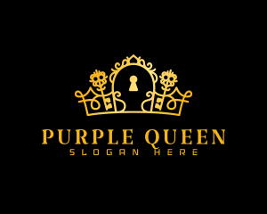 Royal Key Crown logo design