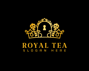 Royal Key Crown logo design