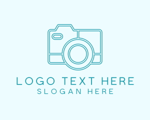 Blogging - Minimalist Photography Camera logo design