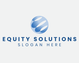 Equity - International Global Company logo design
