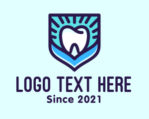 Dental Clinic Tooth Shield logo design