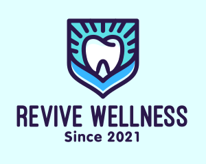 Dental Clinic Tooth Shield logo design