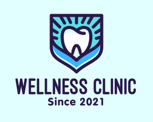 Clinic - Dental Clinic Tooth Shield logo design