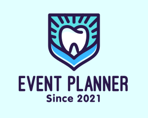 Line Art - Dental Clinic Tooth Shield logo design
