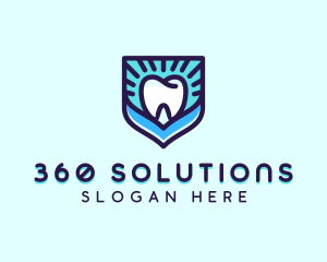 Dental Clinic Tooth Shield logo design