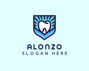 Dental Clinic Tooth Shield logo design