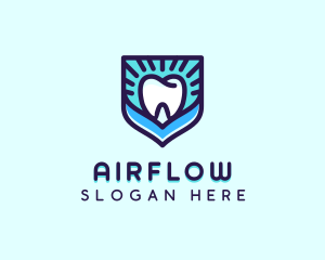 Dental Clinic Tooth Shield logo design