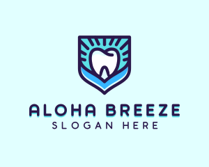 Dental Clinic Tooth Shield logo design