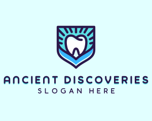 Dental Clinic Tooth Shield logo design