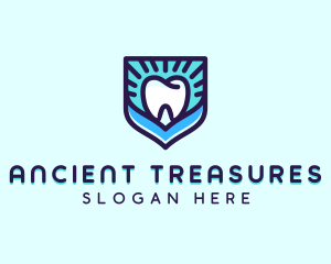 Dental Clinic Tooth Shield logo design