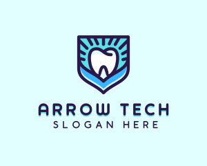 Dental Clinic Tooth Shield logo design