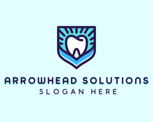 Dental Clinic Tooth Shield logo design