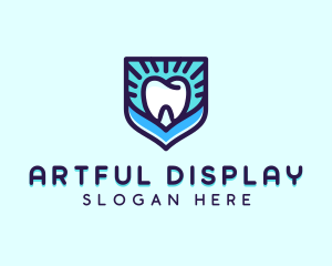 Dental Clinic Tooth Shield logo design