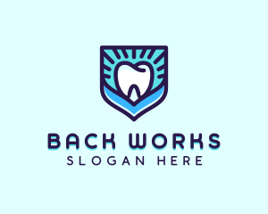 Dental Clinic Tooth Shield logo design