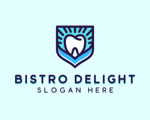 Dental Clinic Tooth Shield logo design