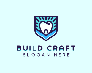 Dental Clinic Tooth Shield logo design