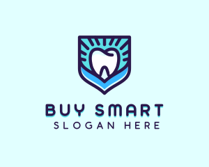 Dental Clinic Tooth Shield logo design