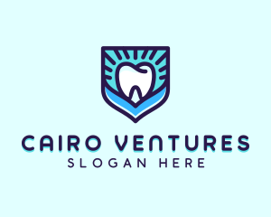 Dental Clinic Tooth Shield logo design