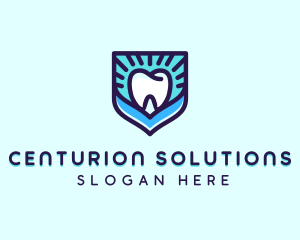 Dental Clinic Tooth Shield logo design