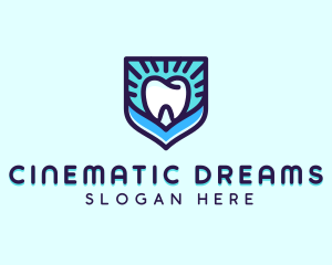 Dental Clinic Tooth Shield logo design