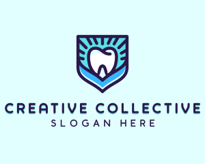 Dental Clinic Tooth Shield logo design