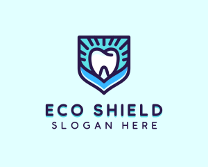 Dental Clinic Tooth Shield logo design