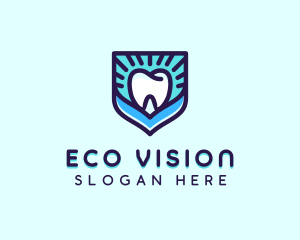 Dental Clinic Tooth Shield logo design