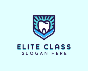 Dental Clinic Tooth Shield logo design