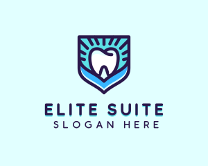 Dental Clinic Tooth Shield logo design