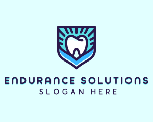 Dental Clinic Tooth Shield logo design