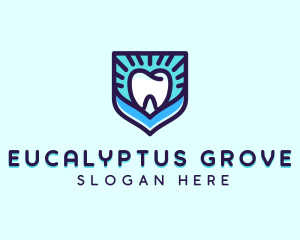 Dental Clinic Tooth Shield logo design