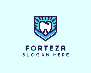 Dental Clinic Tooth Shield logo design