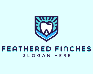 Dental Clinic Tooth Shield logo design