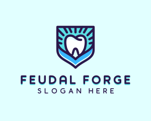 Dental Clinic Tooth Shield logo design