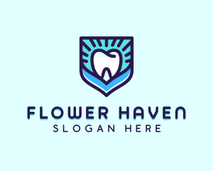 Dental Clinic Tooth Shield logo design