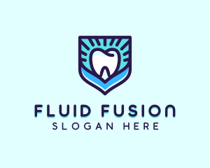 Dental Clinic Tooth Shield logo design