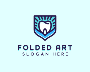 Dental Clinic Tooth Shield logo design