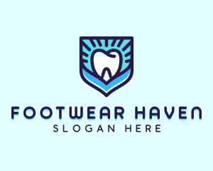 Dental Clinic Tooth Shield logo design