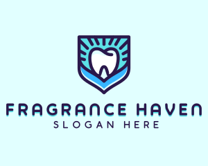 Dental Clinic Tooth Shield logo design