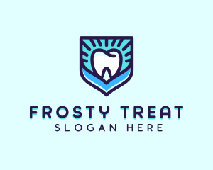 Dental Clinic Tooth Shield logo design