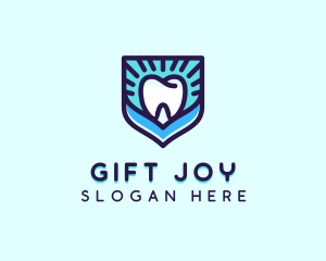 Dental Clinic Tooth Shield logo design